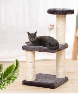 Pet Cat Tree House Cat Climbing Frame Climbing Frame With Hammock Cat Table Pet Cat Toy Kitty Play House For Kitten