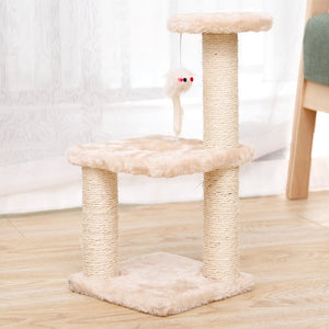 Pet Cat Tree House Cat Climbing Frame Climbing Frame With Hammock Cat Table Pet Cat Toy Kitty Play House For Kitten