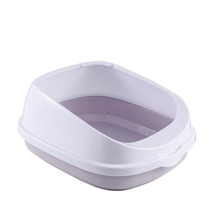 Pet Toilet Bedpan Anti Splash Cats Litter Box Cat Dog Tray with Scoop Kitten Dog Clean Toilette Home Plastic Sand Box Supplies