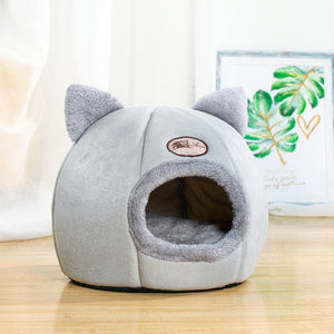 Deep sleep comfort in winter cat bed little dogs basket for cat‘s house fors products pets tent cozy cave beds Indoor cama gato